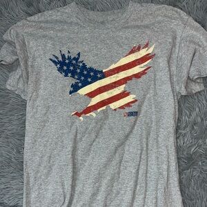 American flag eagle t-shirt